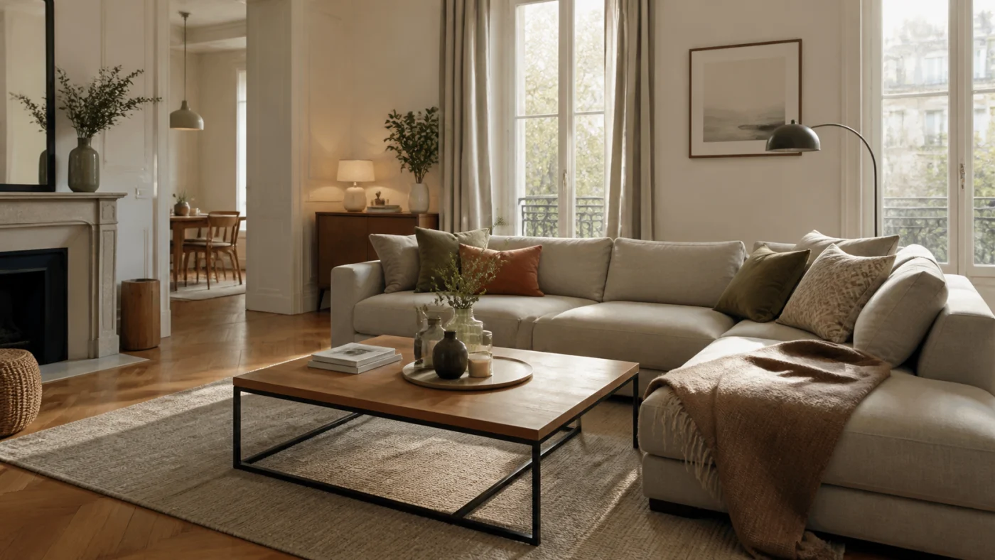 Quelle table basse choisir avec un canapé d'angle?