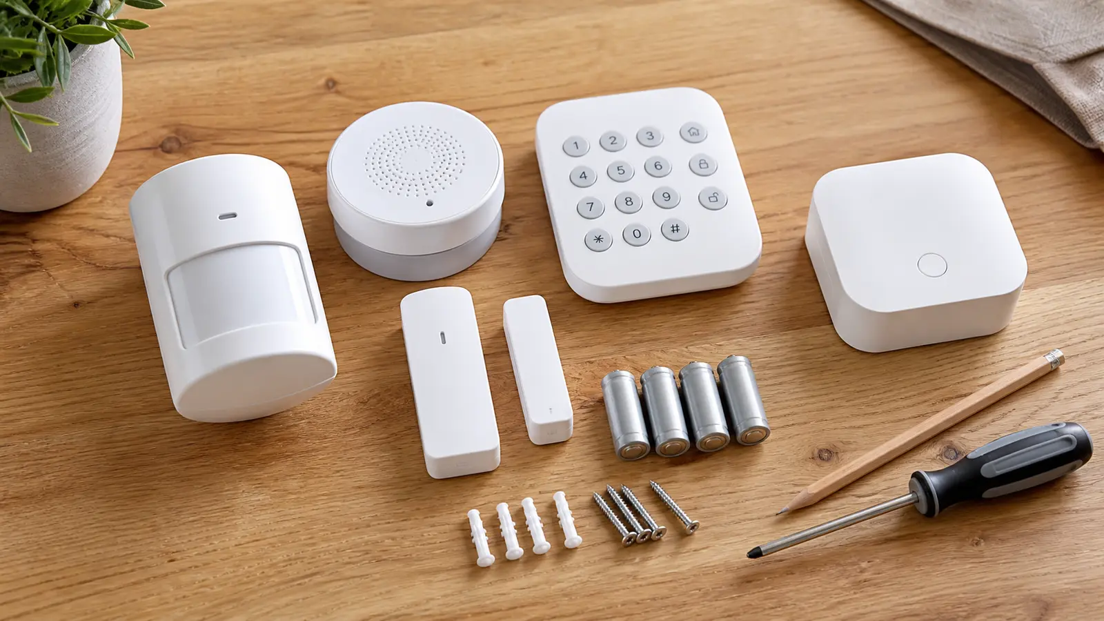 Composants génériques d’un kit alarme maison sans fil