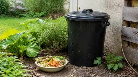 Fabriquer un composteur avec une poubelle, la méthode simple et sûre